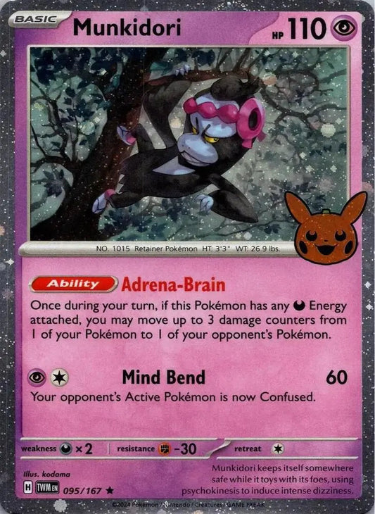 Munkidori Cosmos Holo 95 -  Trick or Trade 2024 Pokesingles