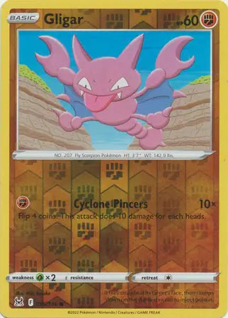 Gligar Reverse Holo 095, Lost Origin | Sword & Shield, , 0.00 kr, Pokesingles. Kjøp pokemon kort til lave priser hos oss.