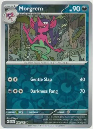 Morgrem Reverse Holo 095 - Stellar Crown Pokesingles