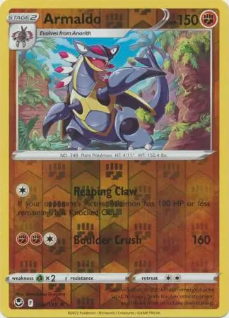 Armaldo Reverse Holo 096, Silver Tempest | Sword & Shield, , 0.00 kr, Pokesingles. Kjøp pokemon kort til lave priser hos oss.