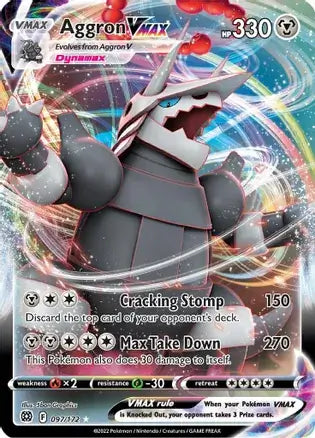 Aggron VMAX 097, Brilliant Stars | Sword & Shield, v, 0.00 kr, Pokesingles. Kjøp pokemon kort til lave priser hos oss.