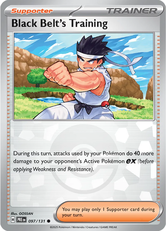 Black Belt's Training Poke ball Holo 97 - Prismatic Evolutions Pokesingles