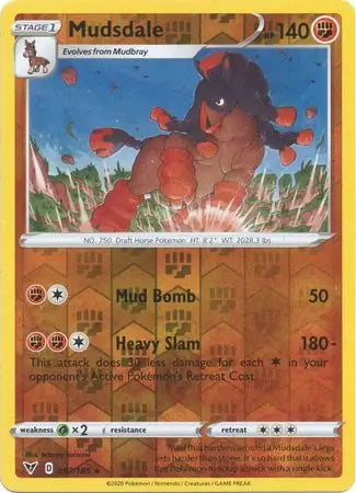 Mudsdale Reverse Holo 097 - Vivid Voltage