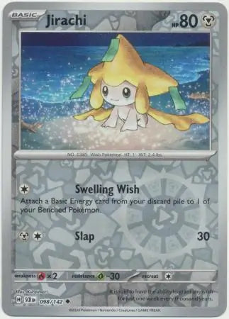 Jirachi Reverse Holo 098 - Stellar Crown