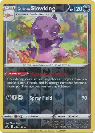 Galarian Slowking Reverse Holo 098
