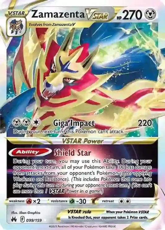 Zamazenta VSTAR 099, Crown Zenith | Sword & Shield, , 0.00 kr, Pokesingles. Kjøp pokemon kort til lave priser hos oss.