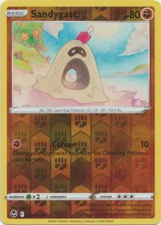 Sandygast Reverse Holo 099, Silver Tempest | Sword & Shield, , 0.00 kr, Pokesingles. Kjøp pokemon kort til lave priser hos oss.
