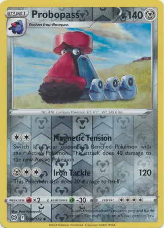 Probopass Reverse Holo 099, Brilliant Stars | Sword & Shield, , 0.00 kr, Pokesingles. Kjøp pokemon kort til lave priser hos oss.
