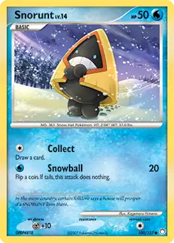 Snorunt 100 - Mysterious Treasures Pokesingles