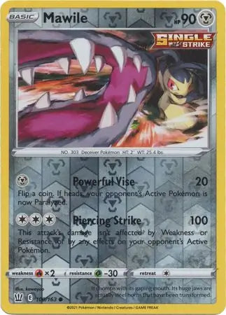 Mawile Reverse Holo 100 - Battle Styles