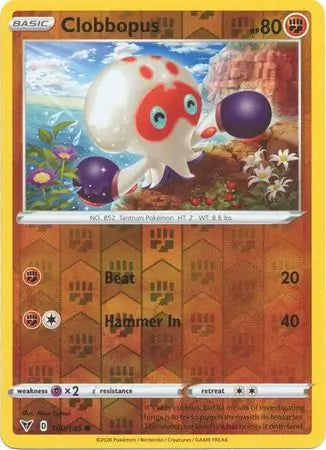 Clobbopus Reverse Holo 100 - Vivid Voltage