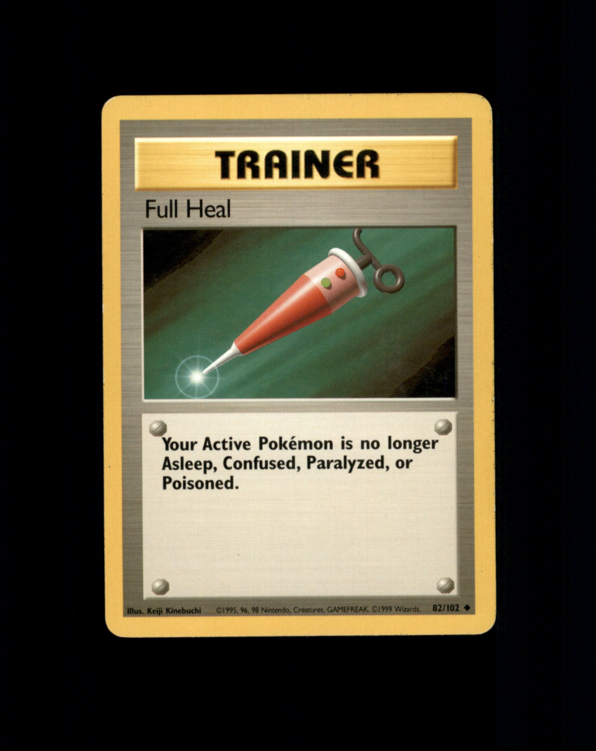 *SE BILDE FOR TILSTAND* Full Heal #82 Pokemon Base Set Pokesingles