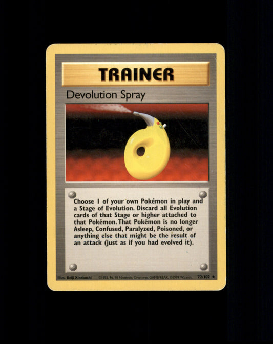 *SE BILDE FOR TILSTAND* Devolution Spray #72 Pokemon Base Set Pokesingles