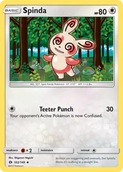 Spinda 102 - Sun & Moon Base Pokesingles