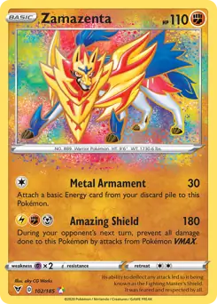 Zamazenta Amazing Rare 102 - Vivid Voltage
