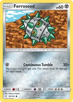 Ferroseed 102 - Team Up Pokesingles