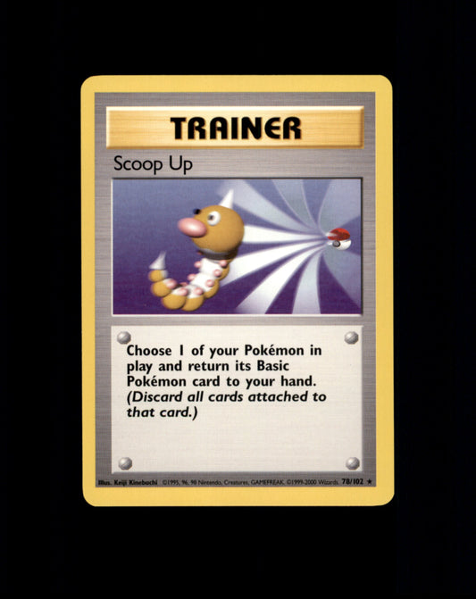 *SE BILDE FOR TILSTAND* Scoop Up #78 Pokemon Base Set Pokesingles