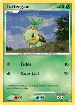 Turtwig 103 - Diamond & Pearl Pokesingles
