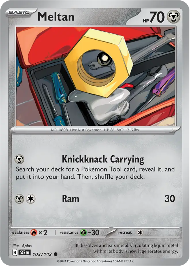 Meltan 103 - Stellar Crown Pokesingles