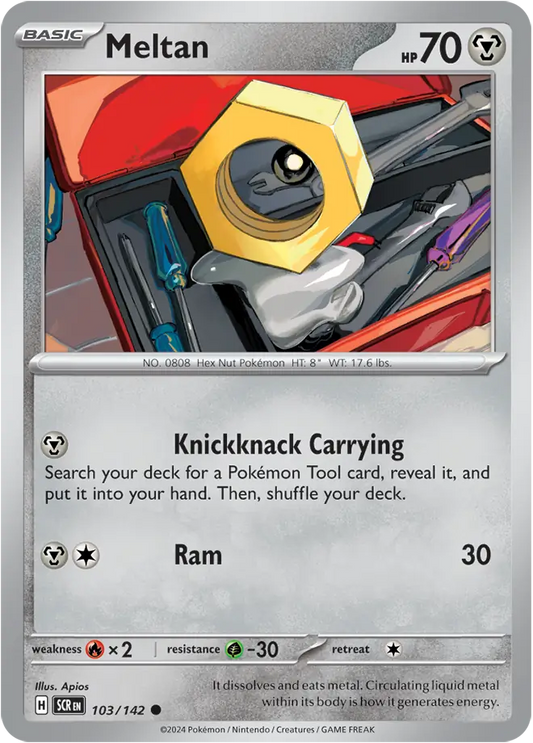 Meltan 103 - Stellar Crown Pokesingles