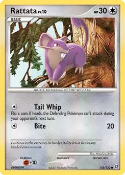 Rattata 103 - Secret Wonders Pokesingles