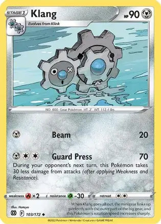 Klang 103, Brilliant Stars | Sword & Shield, , 0.00 kr, Pokesingles. Kjøp pokemon kort til lave priser hos oss.