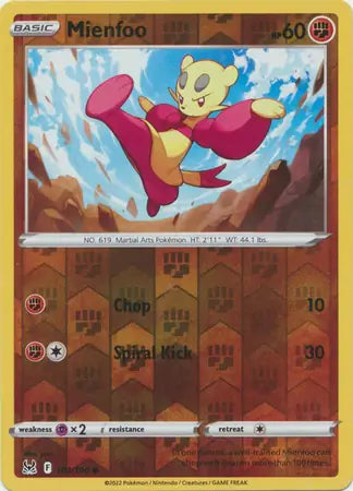 Mienfoo Reverse Holo 103, Lost Origin | Sword & Shield, , 0.00 kr, Pokesingles. Kjøp pokemon kort til lave priser hos oss.