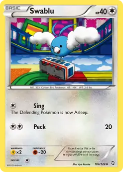 Swablu 104 - Dragons Exalted Pokesingles