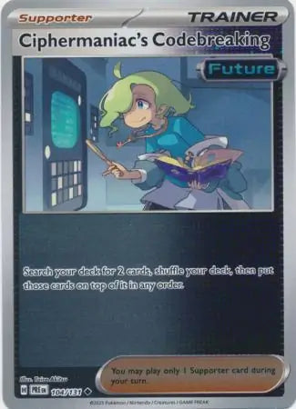 Ciphermaniac's Codebreaking Reverse Holo 104 Pokesingles