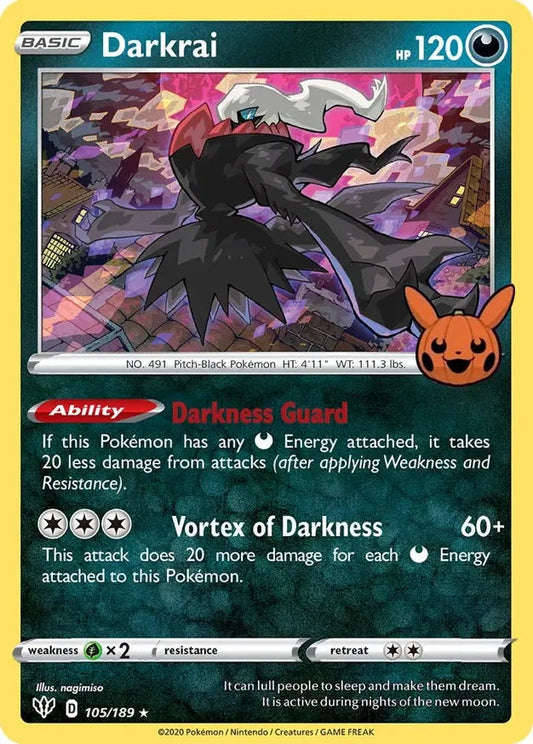 Darkrai 105 -  Trick or Trade 2022 Pokesingles