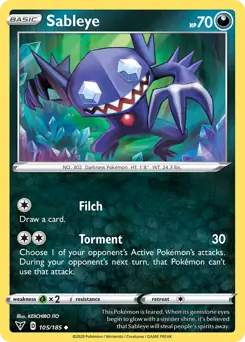 Sableye 105 - Vivid Voltage Pokesingles