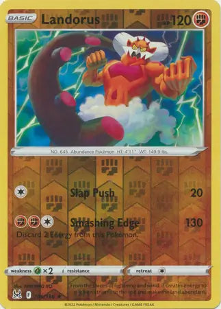 Landorus Reverse Holo 105, Lost Origin | Sword & Shield, , 0.00 kr, Pokesingles. Kjøp pokemon kort til lave priser hos oss.