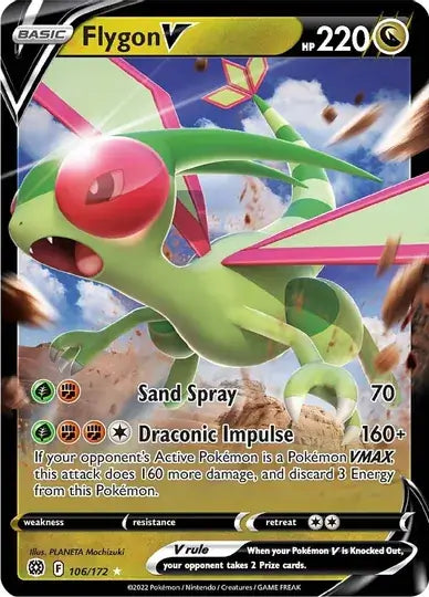 Flygon V 106, Brilliant Stars | Sword & Shield, v, 0.00 kr, Pokesingles. Kjøp pokemon kort til lave priser hos oss.