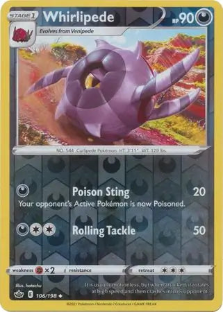 Whirlipede Reverse Holo 106