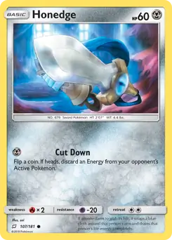 Honedge 107 - Team Up Pokesingles
