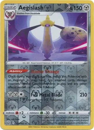 Aegislash Reverse Holo 107 - Battle Styles