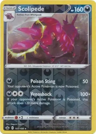 Scolipede Reverse Holo 107