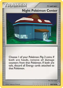 Night Pokemon Center 108 - Diamond & Pearl Pokesingles