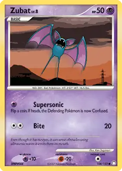 Zubat 108 - Mysterious Treasures Pokesingles