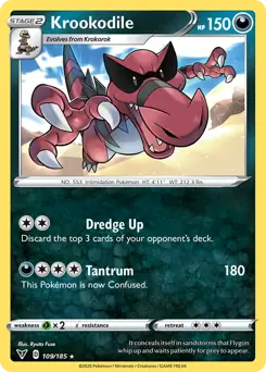 Krookodile 109 - Vivid Voltage Pokesingles