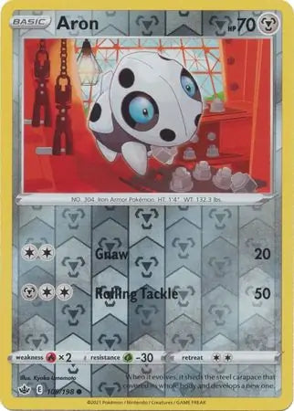 Aron Reverse Holo 109 Pokesingles