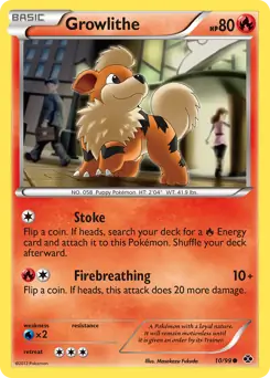 Growlithe 10 - Next Destinies Pokesingles
