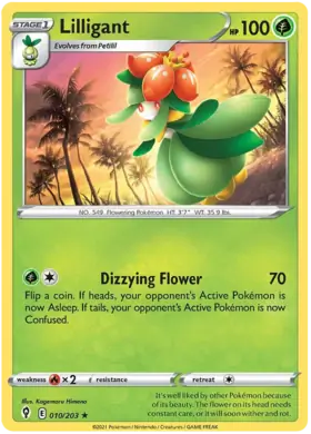 Lilligant 010, Evolving Skies | Sword & Shield, , 5.00 kr, Pokesingles. Kjøp pokemon kort til lave priser hos oss.