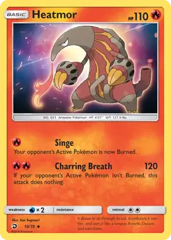 Heatmor 10 - Dragon Majesty Pokesingles