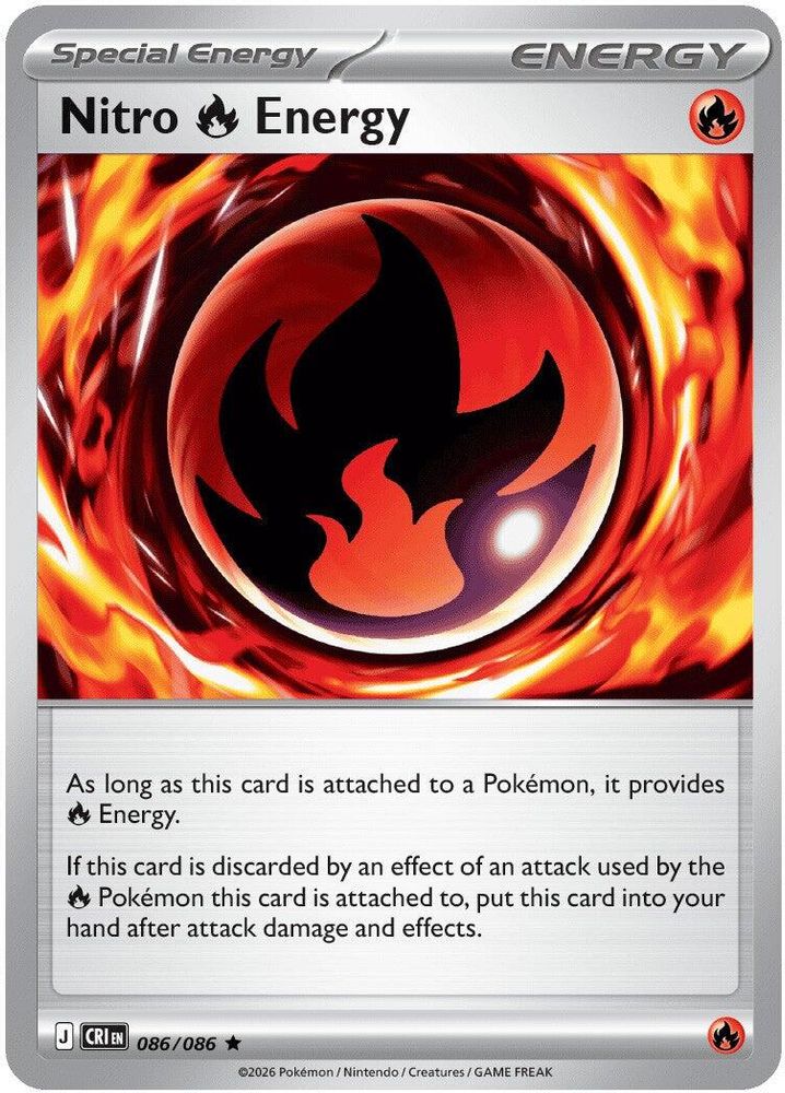 Nitro R Energy (Reverse Holo) 86 - Chaos Rising