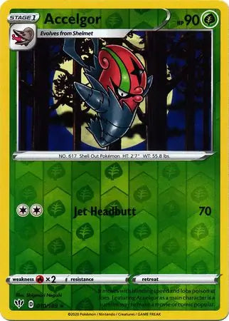Accelgor Reverse Holo 010, Darkness Ablaze | Sword & Shield, , 3.00 kr, Pokesingles. Kjøp pokemon kort til lave priser hos oss.