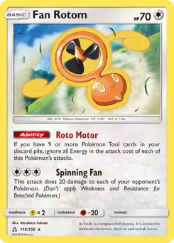 Fan Rotom 110 - Ultra Prism Pokesingles