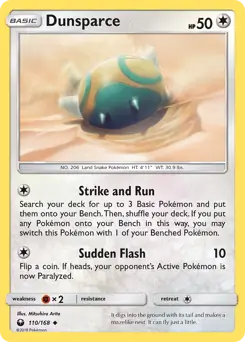 Dunsparce 110 - Celestial Storm Pokesingles