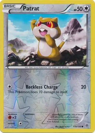 Patrat Reverse Holo 110 - Plasma Storm Pokesingles