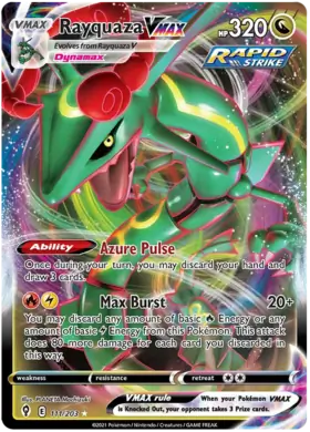Rayquaza VMAX 111, Evolving Skies | Sword & Shield, , 5.00 kr, Pokesingles. Kjøp pokemon kort til lave priser hos oss.